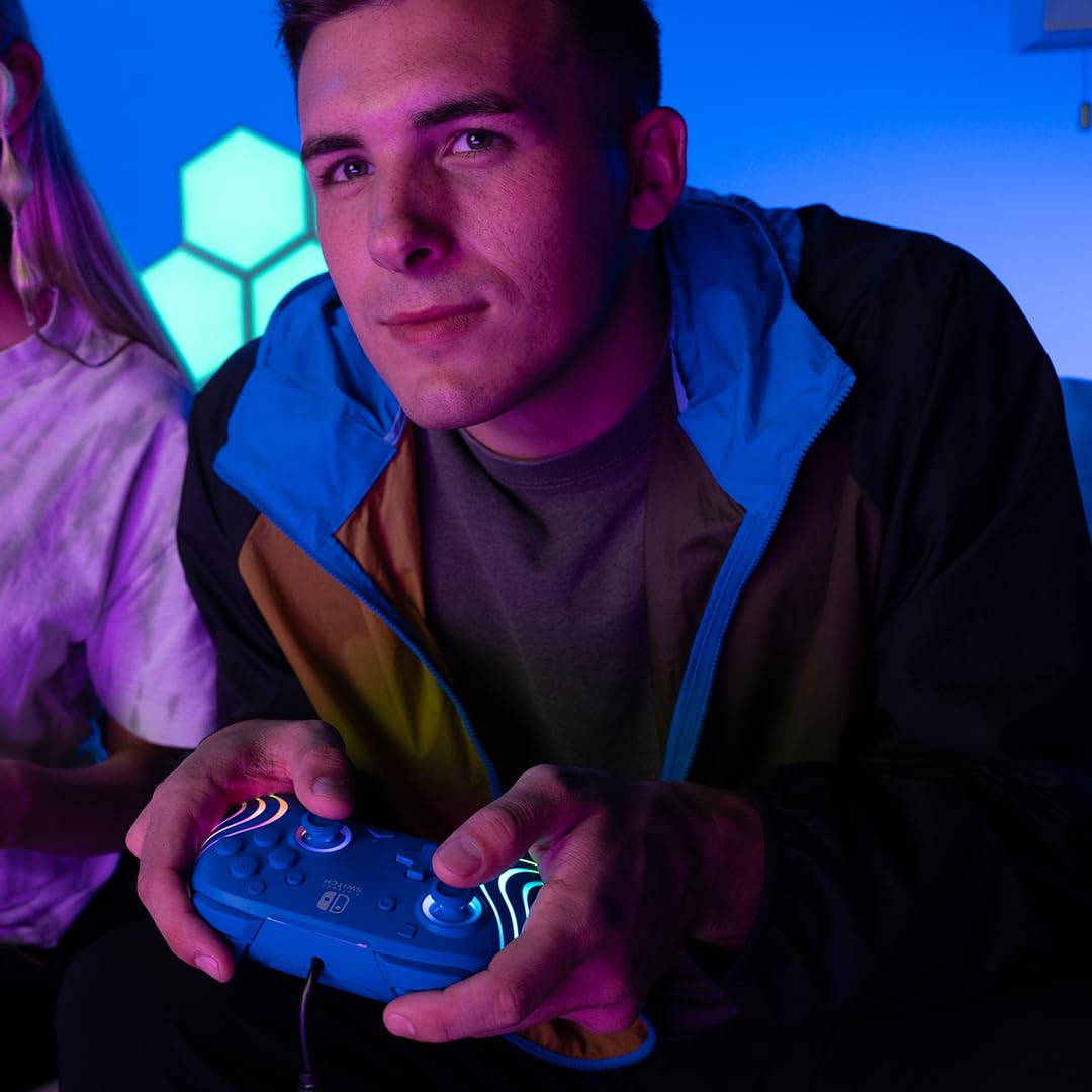 Mando Nintendo Switch Official - Afterglow Wave Blue Mando Nintendo Switch Official - Afterglow Wave Blue